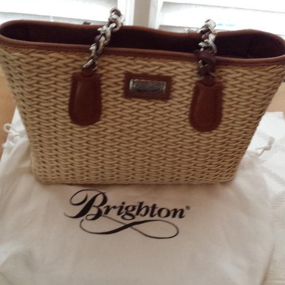 Brighton straw bag...gently used - Picture 3 of 4